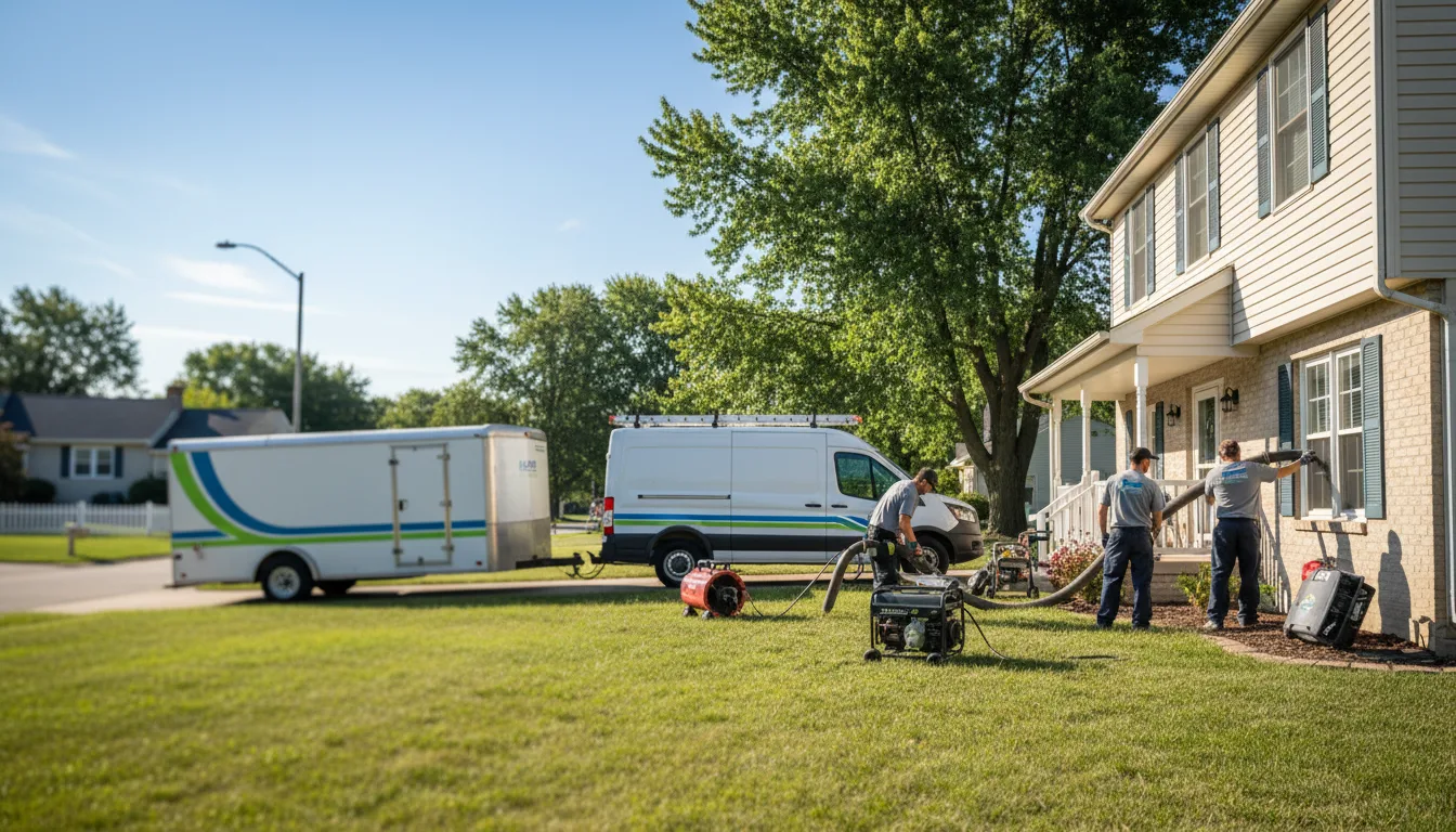 Flooded Basement Restoration And Cleanup With Repair in Logan, KS near me